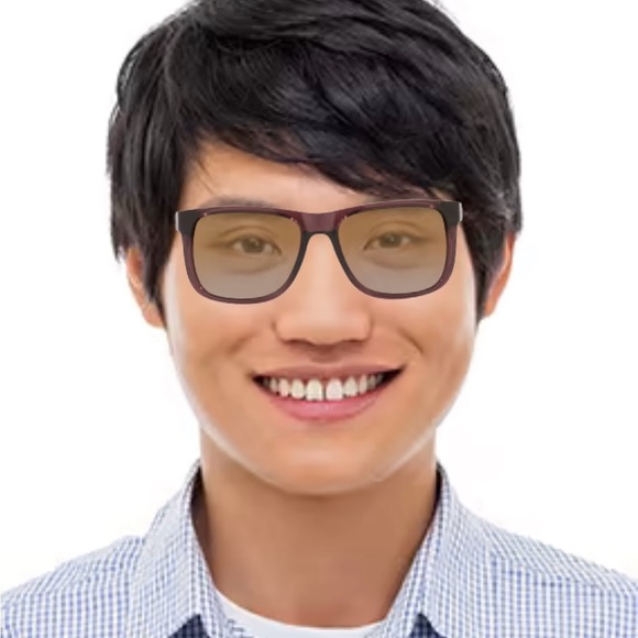 Ray-Ban JUSTIN Classic RB4165 6597/T5 54-16 Brown Clear Frame - Picture 13 of 16